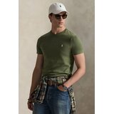 Polo Ralph Lauren Majice s kratkimi rokavi T-SHIRT AJUSTE EN COTON Kaki | Shoptok.si