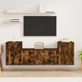 vidaXL 3-dijelni set TV ormarića boja dimljenog hrasta drveni | shoptok.hr