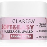 Claresa Soft&Easy Builder Gel bazni gel lak za nokte nijansa Panna Cotta 12 g Cijene