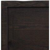 Stolna ploča tamnosmeđa 140x60x(2-6) cm obrađena hrastovina | shoptok.hr