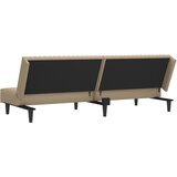  Dvosjed na razvlačenje od umjetne kože boja cappuccina | Eponuda.com