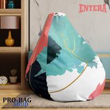 ENTERA Lazy bag - Tirkiz, roze, crni, zlatni i zeleni apstraktni dezen - 090 Cene