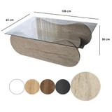 Hanah home sto za dnevnu sobu brise travertine transparent | ePonuda.com