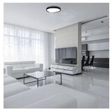  LED stropno svetlo ILVI, prigušiva, LED/45W/230V 2700-6500K prečnik 50 cm crna/mesing + daljinski upravljač | Eponuda.com