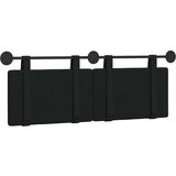  Držeće uzglavlje Zidne Jednobojno Crna 150 x 55 x 5 cm tkanina - Crna 140 cm bez LED svjetla | shoptok.hr