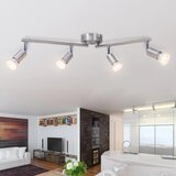  Stropna Svjetiljka sa 4 LED Reflektora Satin Nikl | shoptok.hr