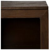 Ixia Smeđa vitrina od masivnog manga 180x87x35 cm Ravi – | shoptok.hr