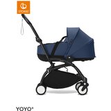 Stokke Ogrodje vozička black frame z new born shell Yoyo® navy blue | Shoptok.si