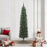 vidaXL Umestno božično drevo Zelena 210 cm PVC in Jeklo in Plastika | Shoptok.si
