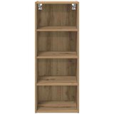 vidaXL Viseča omarica s polico Riga Umetni hrast 40 x 29,5 x 100 cm | Shoptok.si