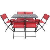 Ambia Garden Vrtni Set Sumila, Rdeča, Črna, 7-Delno | Shoptok.si