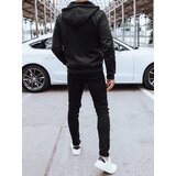 DStreet Rozpinana bluza męska ocieplana czarna | shoptok.hr