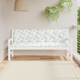  Jastuci za vrtnu klupu 2 kom s uzorkom lišća od tkanine Oxford | shoptok.hr