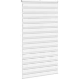 vidaXL Zebra senčilo bela 120x200 cm tkanina širina 115,9cm poliester | Shoptok.si