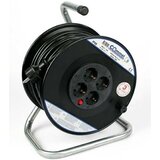 Commel "(c0955) produžni kabl sa motalicom 4 utičnice 230mm 25m crna" Cene