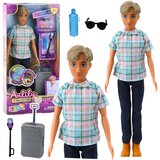  Lutka Anlily - dječak s koferom i putnim priborom - 30 cm | shoptok.hr