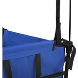  Sklopiva ručna kolica Crna 105 x 56.5 x 116 cm Oxford tkanina - Plava | shoptok.hr