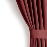 AmeliaHome Curtain BLACKOUT color pink style classic tape blackout 140x270 | shoptok.hr