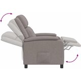 Fotelja s nagibom Sivosmeđa Tkanina | shoptok.hr