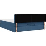  Otomanski okvir kreveta s madracima plavi 200x200cm tkanine | shoptok.hr