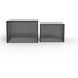 Actona sive steklene mizice v kompletu 2 ks 50x50 cm dice – | Shoptok.si