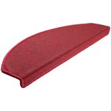  Prostirke za stepenice 15 kom 65x24x4 cm crvene poluokrugle velike | shoptok.hr