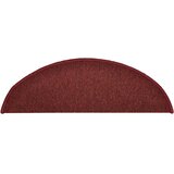  Prostirke za stepenice 15 kom 56x17x3 cm bordo poluokrugle | shoptok.hr