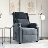  Naslonjač tamnosivi baršunasti | shoptok.hr
