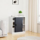 MID.YOU ARHIVSKA OMARA antracit, bela | Shoptok.si