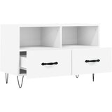 TV ormarić bijeli 80 x 36 x 50 cm od konstruiranog drva | Eponuda.com