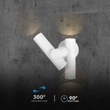  LED Spoljašnji zidni reflektor 2xLED/3W/230V 3000K IP44 bela | Eponuda.com