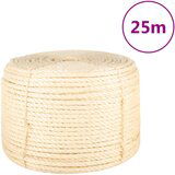 vidaXL Vrv iz 100 % sisala 12 mm 25 m | Shoptok.si