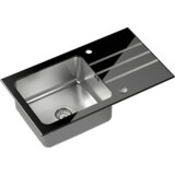 Quadron sudoper JACK 111 crno staklo/čelik | shoptok.hr