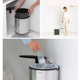 Brabantia Ugradbena željezna kanta za smeće u mat srebrnoj boji 15 l – | shoptok.hr