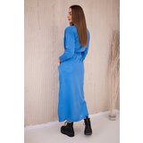 Kesi Long cardigan sweater with waist tie, jeans | Shoptok.si