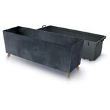 Prosperplast Urbi Case Beton Effect DUC800NE žardinjera z vložkom in nogicami 77 cm – antracit | Shoptok.si