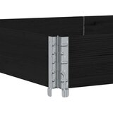  Okviri za palete crni 150x100 cm od masivne borovine | shoptok.hr