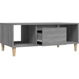  Klubska mizica siva sonoma 90x50x36,5 cm inženirski les, (20714259) | Shoptok.si