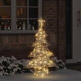  Božićno drvce s 120 LED svjetlima Topla bijela 120,5 cm PET | Eponuda.ba