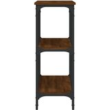  Konzolni stol boja smeđeg hrasta 100x29x75 cm konstruirano drvo | shoptok.hr