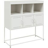 Maison Chic Komoda - Predalnik bela 100,5x39x107 cm jeklo, (21715956) Cene