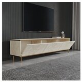 Hanah home tv polica imaj travertine gold