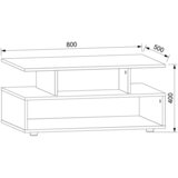 MID.YOU KLUBSKA MIZA, antracit | Shoptok.si