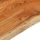 Stolna ploča 90x60x3 8 cm pravokutna bagremovo drvo živi rub | shoptok.hr