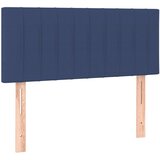 Maison Chic posteljno vzglavje - vzglavna omarica - nočna omarica modro 100x5x78/88 cm blago, (21705669) Cene
