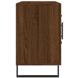  Komoda smeđa boja hrasta 100 x 36 x 60 cm od konstruiranog drva | shoptok.hr