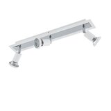 Eglo sarria reflektor/3, led, gu10, 3x5w, 3x400lm, krom/bijela | shoptok.hr