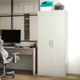  Ormar za spise uredski ormar 5 polica metalni 80Š x 40D x 180V cm bijeli | shoptok.hr