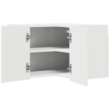  Zidni kutni ormar Visoki sjaj bijela 57 x 57 x 40 cm | shoptok.hr