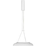 Nova Luce Mat bijela LED viseća svjetiljka aluminijska sa sjenilom od akrilnog stakla ø 40 cm Mantle – | shoptok.hr
